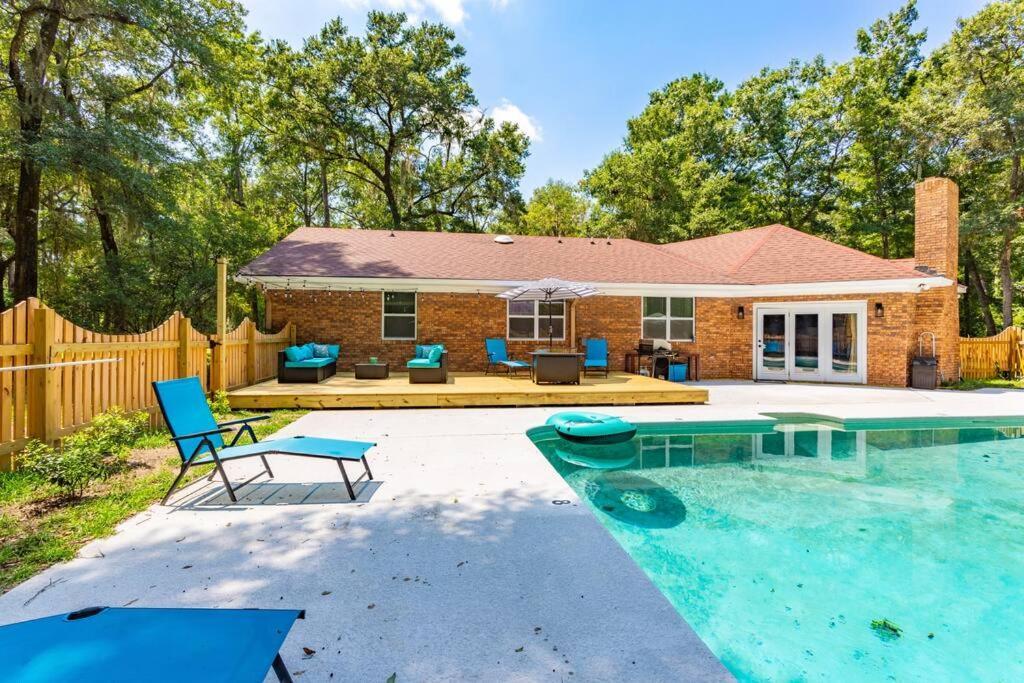 Golden Isles Lrge Home- Huge Pool, Hot Tub, Game Rm Brunswick Exterior foto